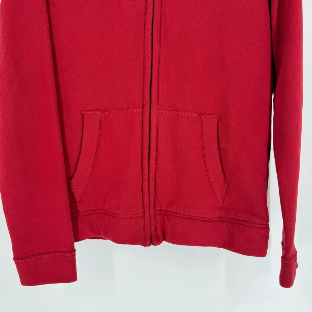 Abercrombie Y2K Sherpa Lined Zip Hoodie Faux Fur Hooded Sweatshirt M Preppy Bold
